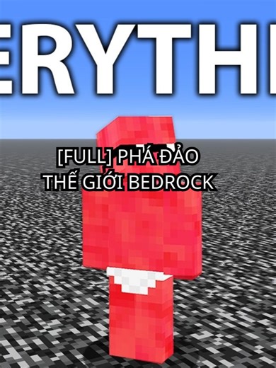 [FULL] Tôi đã hoàn thành Minecraft chỉ với phiên bản Bedrock! #minecraft #viral Cre:Beppo