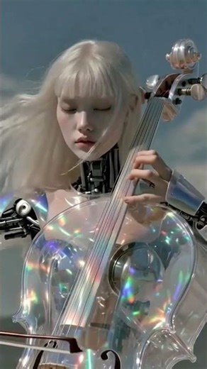 Can a Robot Have Soul? 🤖🎻 (Mind-Blowing Violin Solo) | #shorts