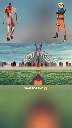 Naruto vs Titans: One Attack Ends Eren! 🔥 #shorts #anime