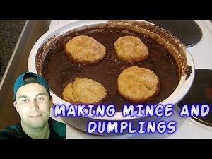MAKING MINCE AND DUMPLINGS.