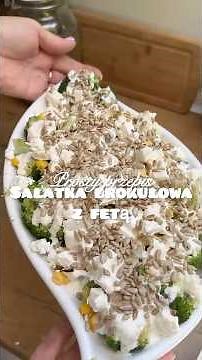 Broccoli salad with feta #easyrecipe #forgrilling #fordinner #forparty