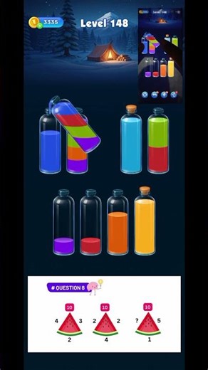 Water Sort : Color Tube Puzzle | Level - 148 |