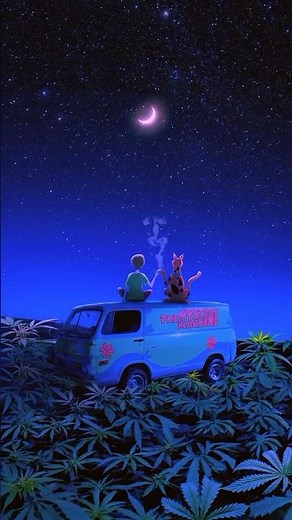 scooby and shaggy smoking weed 👌