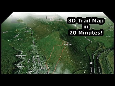 How to Make a Trail Map - Free, Easy, Fast, and 3D