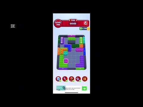 Colour Block Jam Level 706 Solution Walkthrough