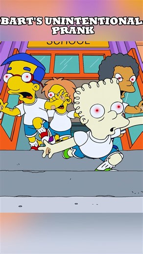 Bart’s unintentional prank.#shorts