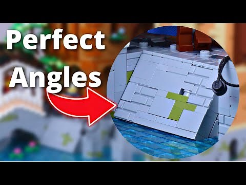 Technique for Flawless Angled Walls! LEGO Tutorial