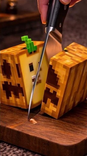 Hot Knife vs Minecraft Block – Part 3 #shorts #asmr #minecraft