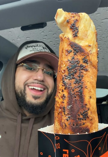 Trying the crispy shawarma wrap from Shelby’s for the first time! #shawarma #foodie #asmr #mukbang #viral