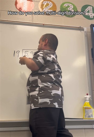 Was long division the moment math stopped being fun? #teachersoftiktok #teacher #school #short