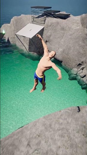 Watch our tutorial to learn how to do this in-game! #tricking0 # #cliffjumping #ragdoll