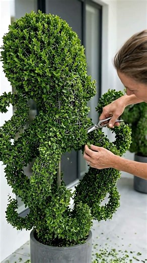 Turning wire into a living OCTOPUS! 🐙🌿 Wait for the night reveal...