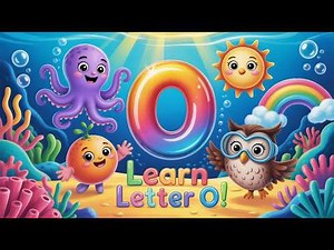 O is for Octopus ! Created with InVideo AI / Letter O Song for Kids | Learn O Words