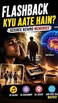 Ever Felt Like You’re Back in the Past? 😳 The Science of Flashbacks Explained #flashback #shorts