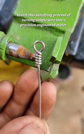 Creating a Perfect Eyelet and Spring