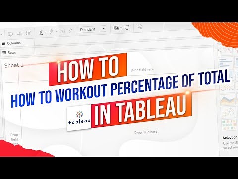 How to Workout Percentage of Total in Tableau
