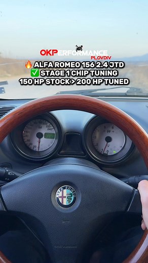 61K views · 296 reactions | Alfa Romeo 156 2.4 JTD Stage 1 Chip Tuning Remap  | OKPerformance Plovdiv | Facebook