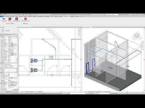 Flexible Piping Design in Revit - MEPcontent Revit Plugins