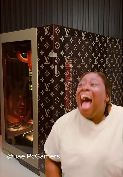 Louis Vuitton-Inspired Custom Gaming PC Case