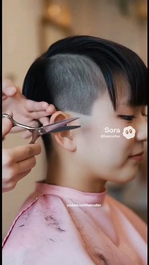 AI-108【ベリーショートにしてください】High school girl long to undercut pixie haircut #断髪 #刈り上げ #haircut バッサリベリーショート