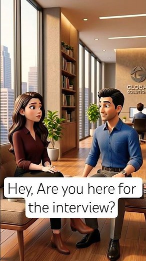 Easy English Conversation Waiting for a Job Interview 💼