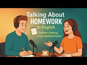Homework in English | Beginner Listening (A1–A2) + Simple Speaking Tips