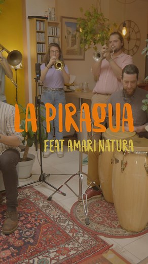 Casa Rumbera Session #4 / La Piragua (José Barros). 🚣 Featuring @amarinatura 🎤 #cumbia #trumpet #trombone #saxophone #latinmusic #josebarros | Chiva Rumbera