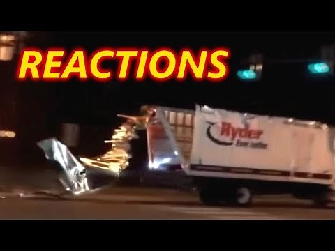 SEMI TRUCK CRASHES REACTIONS | Part 1