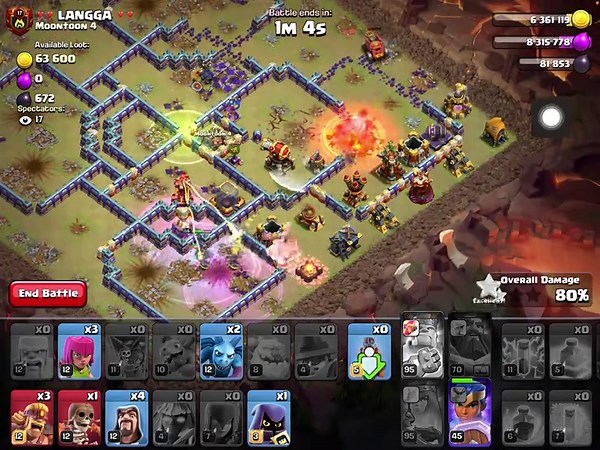 I forgot the Healers😭😂 #clashofclans #coc