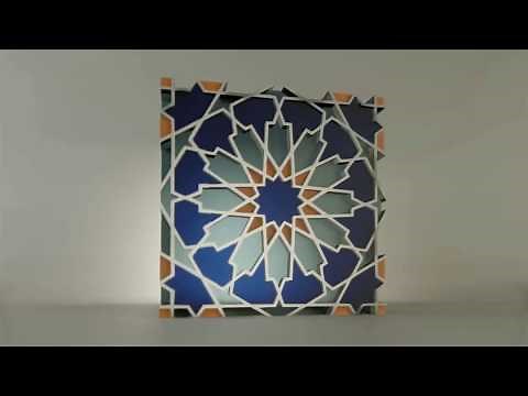 Islamic Pattern using blender and inkscape