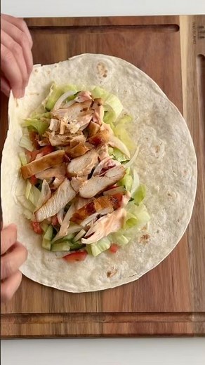 Healthy High- Protein Chicken Wrap You‘ll Love!