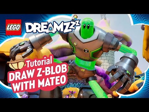 LEGO® DREAMZzz™ Tutorial | Draw Z-Blob with Mateo