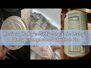 Review Baby's Only Organic Baby's Only Complete Nutrition Infant Formula, Milk Based Powder with Iro