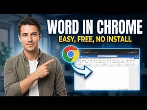 How To Use Microsoft Word on Google Chrome (Updated 2026 Step-by-Step Beginner Guide)