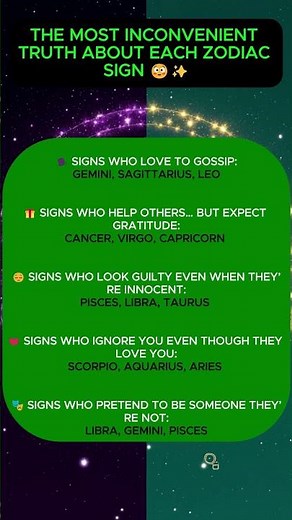 The Most Inconvenient Truth About Each Zodiac Sign