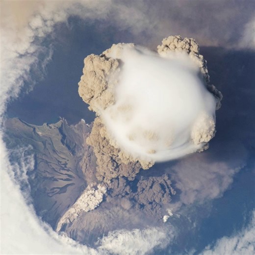 2.1M views · 41K reactions | A blast from the past!  Sarychev Volcano (on Matua Island northeast of Japan) was in the early stages of an eruption when an astronaut on the International Space Station captured this video on June 12, 2009—15 years ago today. Sarychev Peak is one of the most active volcanoes in the Kuril Island chain, and has erupted at least 4 times since this video was taken. | NASA History | Facebook