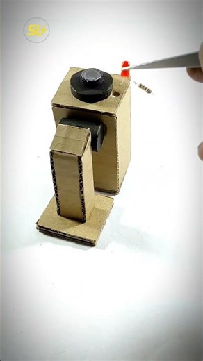 I Built a Cardboard Security Camera That Fooled My Family #craft #shorts