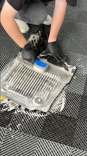 Did You Know You Can Use Tire Cleaner On Your Rubber Floormatts? 👀