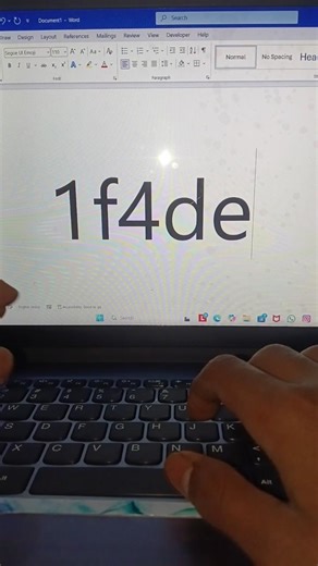 Telephone 📞 Symbol Trick In The Ms Word #pc #computer #laptop #amsr #tranding #shorts #viral