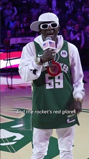 Rapper Flavor Flav belts out unique performance of the national anthem #Shorts