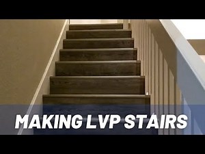 How to Make Luxury Vinyl Plank Stair Treads and Risers