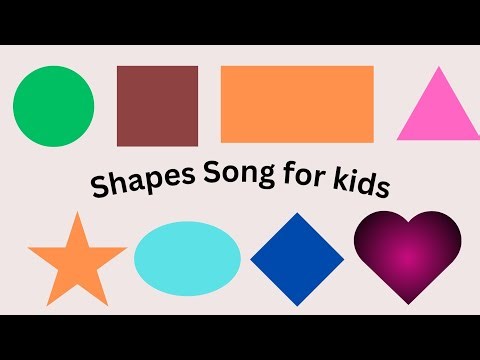 Shapes Song for kids | Learn 8 Shapes with Fun Rhymes & Kids Cheer
