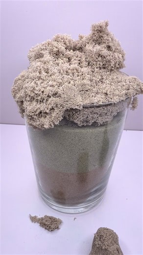 Experiencia única de ASMR con arena cinética