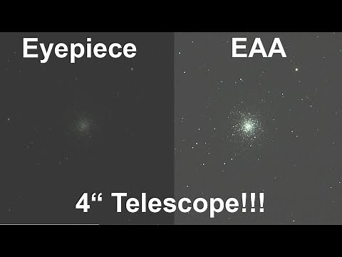 Intro to EAA. How a 4" EAA equipped telescope can easily outperform a 16"+ visual scope!!!