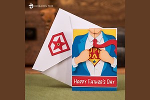 Super Dad Card SVG · Creative Fabrica