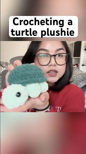 Let's crochet a turtle plushie together #beginnercrochet #crochetwithme #crochettutorial