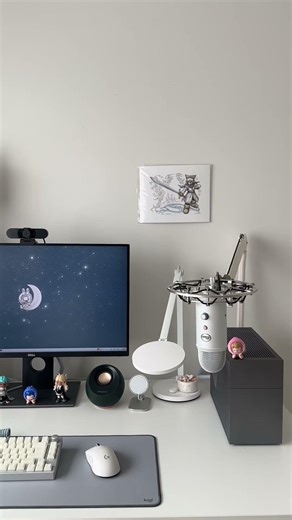 minimal pc setup #pcsetup #desksetup #homeoffice #shorts