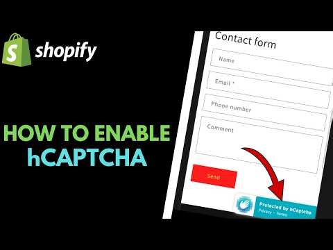 Shopify: How to Enable hCaptcha on Contact Forms & Customer Login Pages