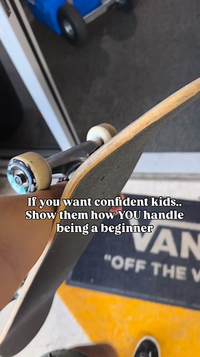 I took my first adult skate lesson and turned it into a subconscious life lesson for my daughter 🧠💪 While I was wobbling around like Bambi on wheels She was learning that it’s ok (and normal) not to be good when you first start She was watching me try even though I wasn’t “good” she was watching me laugh when I messed up she was watching me get back up without making it mean anything she was watching me choose growth over comfort And you know what kids don’t miss that - they feel it She wasn’t