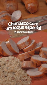 Confira essa receita deliciosa para arrasar com a sua família ou amigos! Claro que um dos ingredientes é nossa saborosa linguiça Frescal. Experimente! #AlegraFoods #Linguiça #farofademaracuja #receitas | Alegra Foods